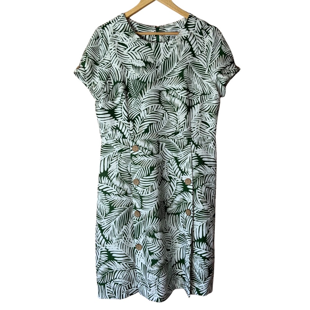 GREEN & WHITE SUMMER DRESS!!!! - Picture 4 of 8